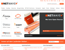 Tablet Screenshot of netways.de
